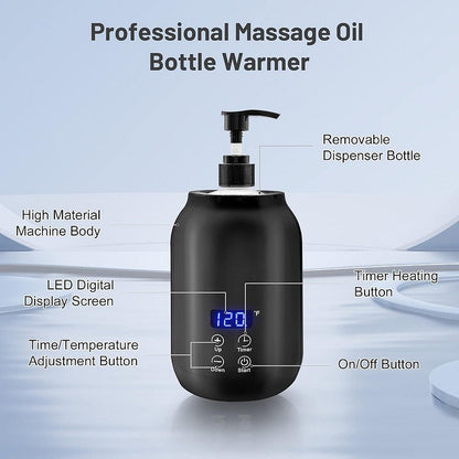 Electric Massage Oil Warmer for Spa Therapy