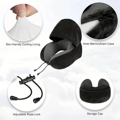 Memory Foam Travel Pillow
