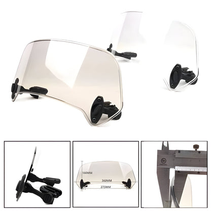 Adjustable Motorcycle Windshield Extension