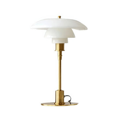 Dimmable Round Table Lamp Modern LED Light