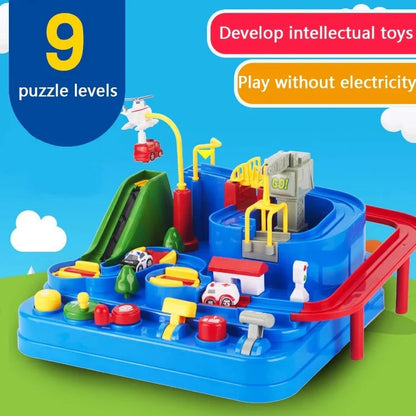 Kids Mechanical Vehicle Track Racing Play Set