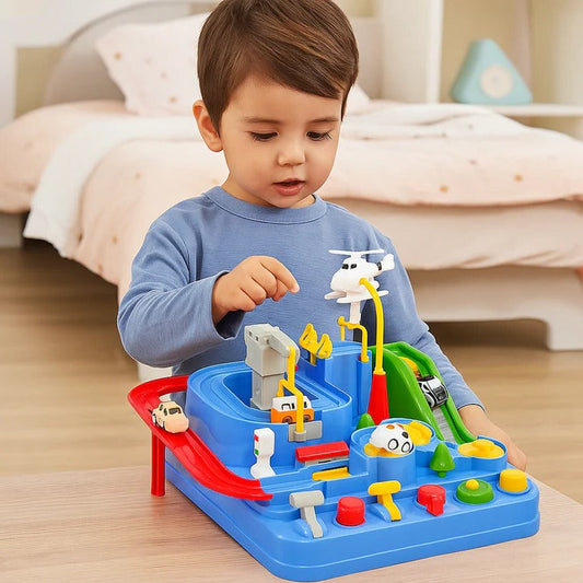 Kids Mechanical Vehicle Track Racing Play Set
