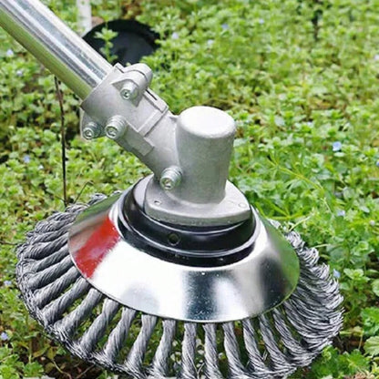 Heavy Duty Wire Weeding Wheel Attachment