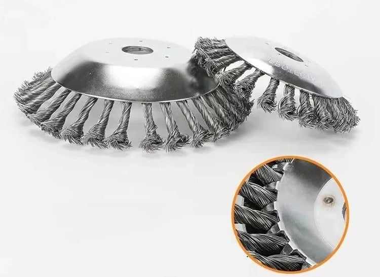 Heavy Duty Wire Weeding Wheel Attachment