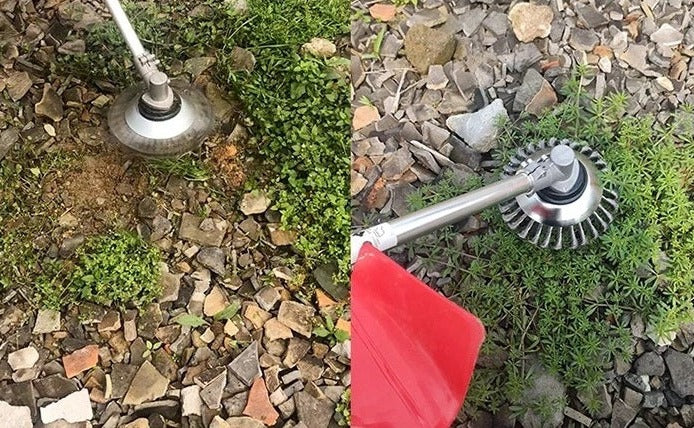 Heavy Duty Wire Weeding Wheel Attachment