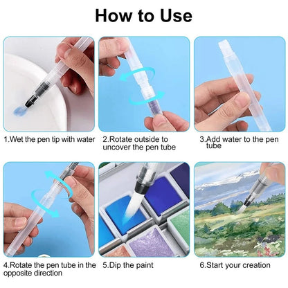 Watercolor Paint Set for Artists & Beginners