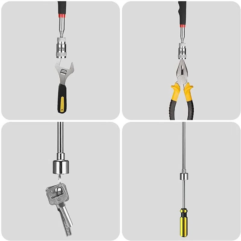 Magnetic Telescopic Pickup Tool for Hard-to-Reach Objects