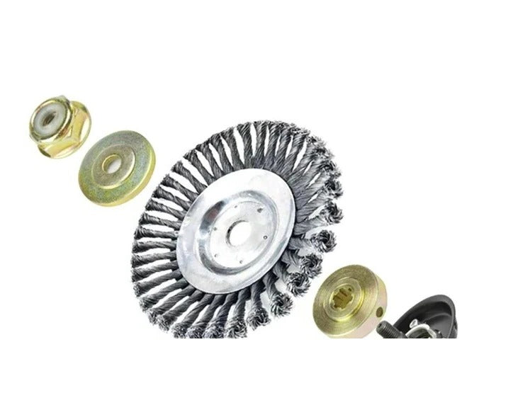 Heavy Duty Wire Weeding Wheel Attachment