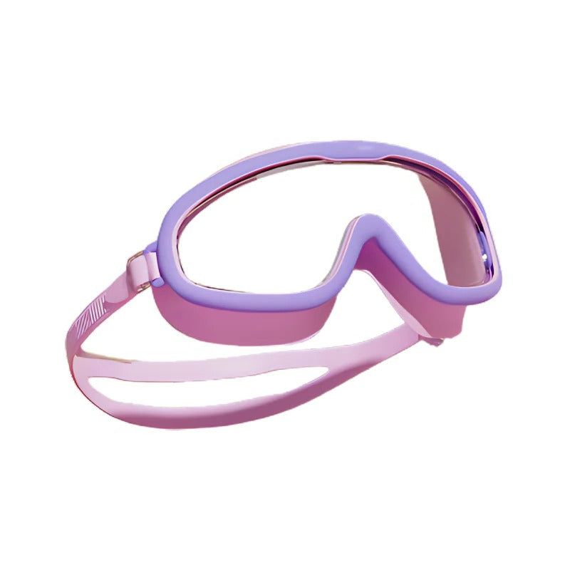 Kids Anti-Fog Swim Goggles with Wide View Lens