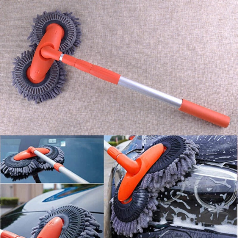 Rotating Car Wash Brush Cleaning Tool