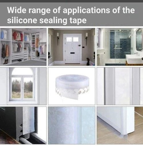 Self-Adhesive Door Seal Strip for Draft Protection
