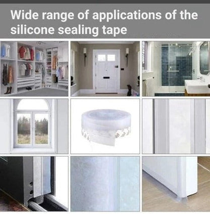 Self-Adhesive Door Seal Strip for Draft Protection