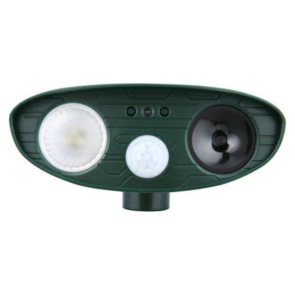 Solar Ultrasonic Animal Repellent Outdoor Device