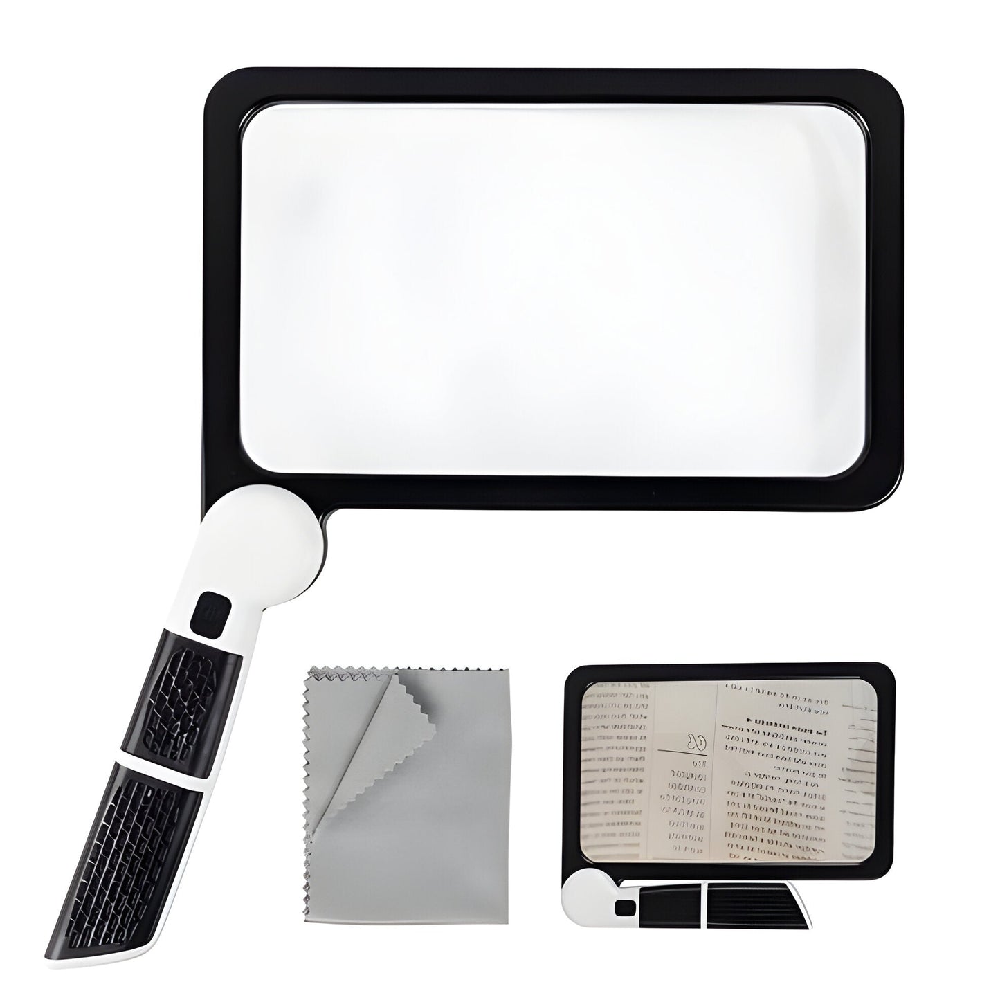 Foldable LED Magnifying Glass for Reading