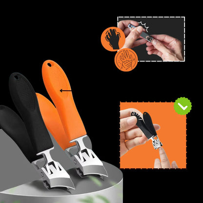 Precision Wide Jaw Nail Clipper for Thick Nails