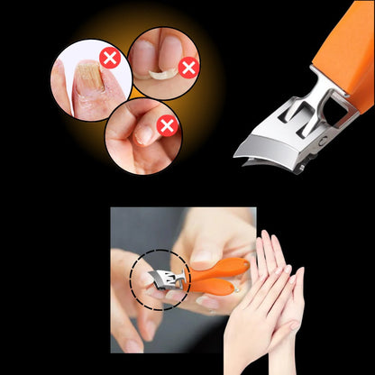 Precision Wide Jaw Nail Clipper for Thick Nails