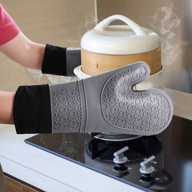 Heat Resistant Silicone Oven Gloves