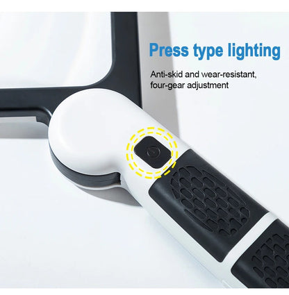 Foldable LED Magnifying Glass for Reading