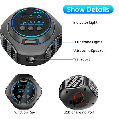 Ultrasonic Spider Repeller for Indoor Use