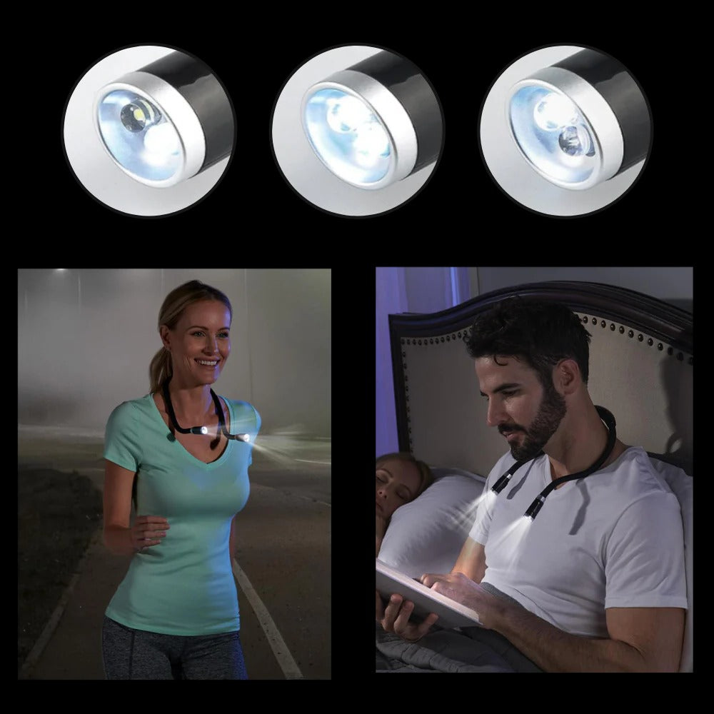 LED Neck Reading Light Hands-Free Lamp