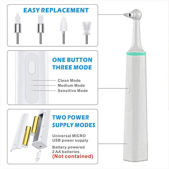Electric Plaque Remover for Teeth & Gum Care
