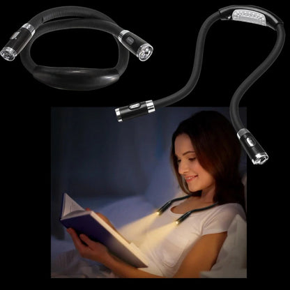 LED Neck Reading Light Hands-Free Lamp