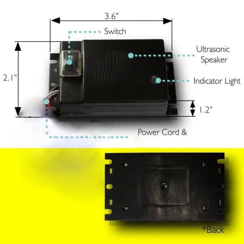 Ultrasonic Vehicle Mouse & Rodent Repeller