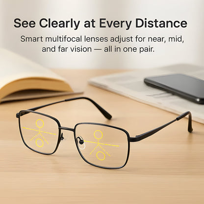 Progressive Multifocal Reading Glasses