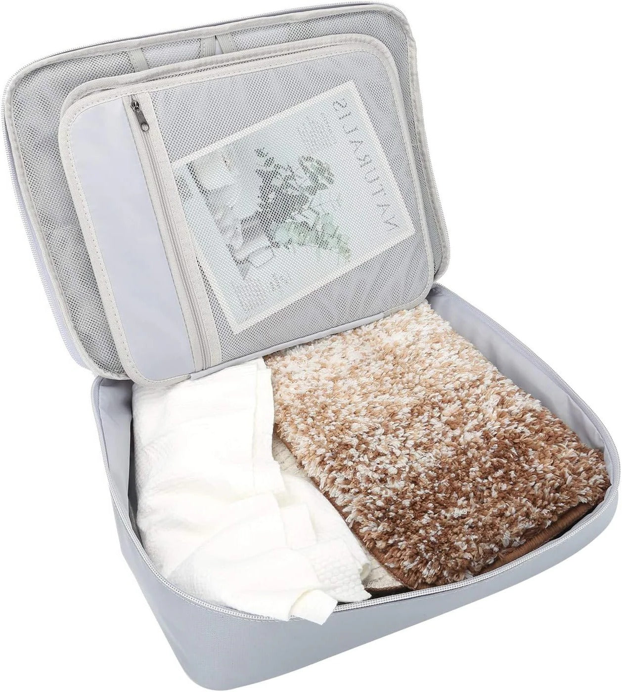 Waterproof Document Organizer with Zipper & Card Storage