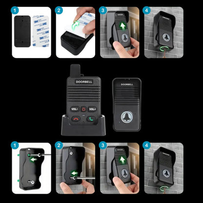 Wireless Intercom Doorbell Communication System