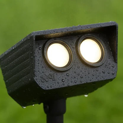 Solar LED Multi-Zoom Outdoor Spotlight