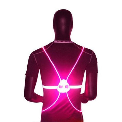 360° Reflective LED Safety Vest with Flashing Lights