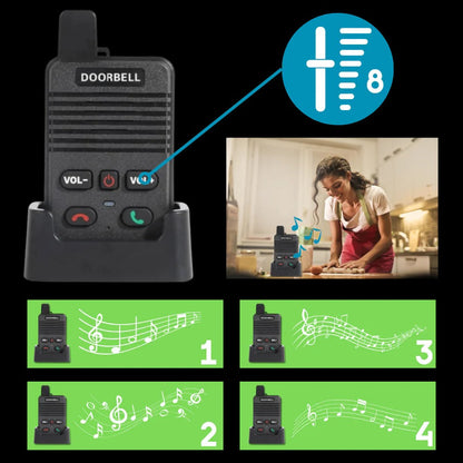 Wireless Intercom Doorbell Communication System