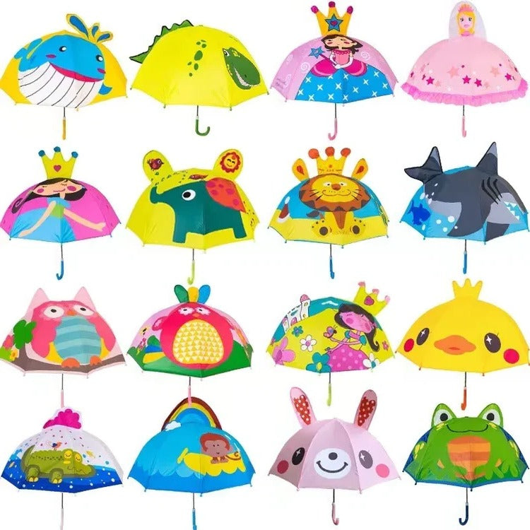 Rainbow Kids Umbrella for Rainy Days