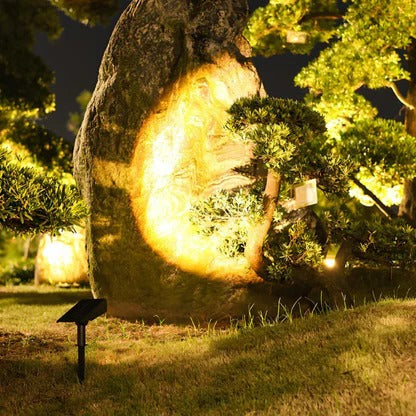 Solar LED Multi-Zoom Outdoor Spotlight
