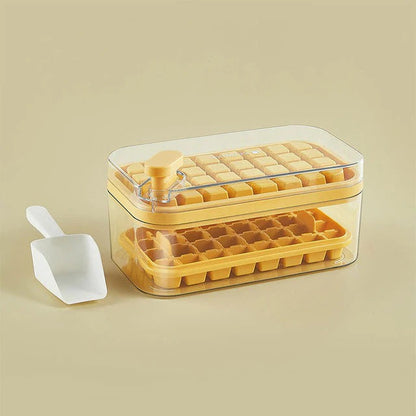 One-Click Ice Cube Tray with Storage Box