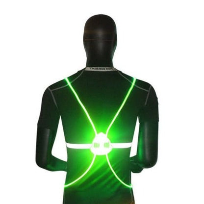 360° Reflective LED Safety Vest with Flashing Lights
