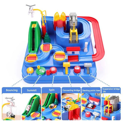 Kids Mechanical Vehicle Track Racing Play Set