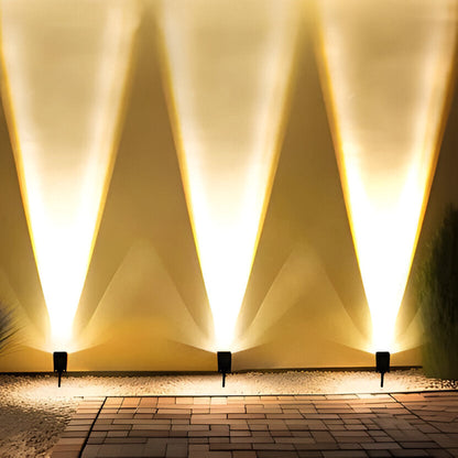 Solar LED Multi-Zoom Outdoor Spotlight