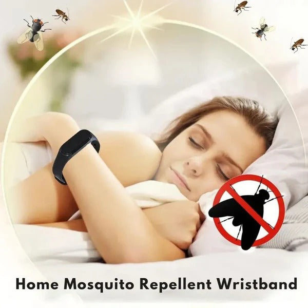 Natural Mosquito Repellent Wristband for Outdoor Protection