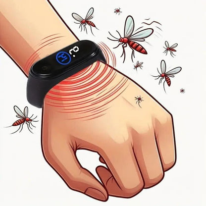 Natural Mosquito Repellent Wristband for Outdoor Protection