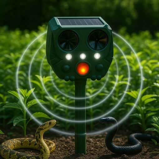 Ultrasonic Solar Snake Repeller for Garden