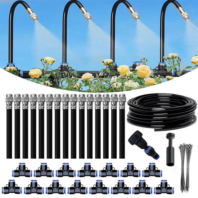 Drip Irrigation System with Flexible 360° Hose