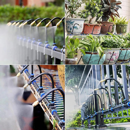 Drip Irrigation System with Flexible 360° Hose