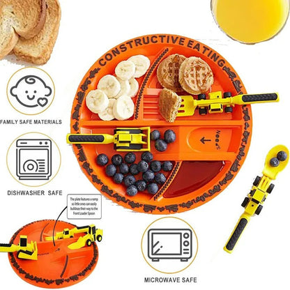 Construction-Themed Kids Dining Set