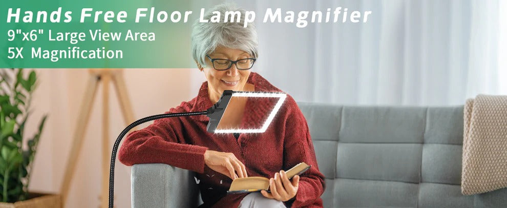LED Magnifying Glass for Reading & Crafts