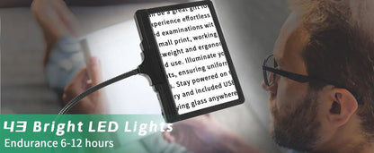 LED Magnifying Glass for Reading & Crafts