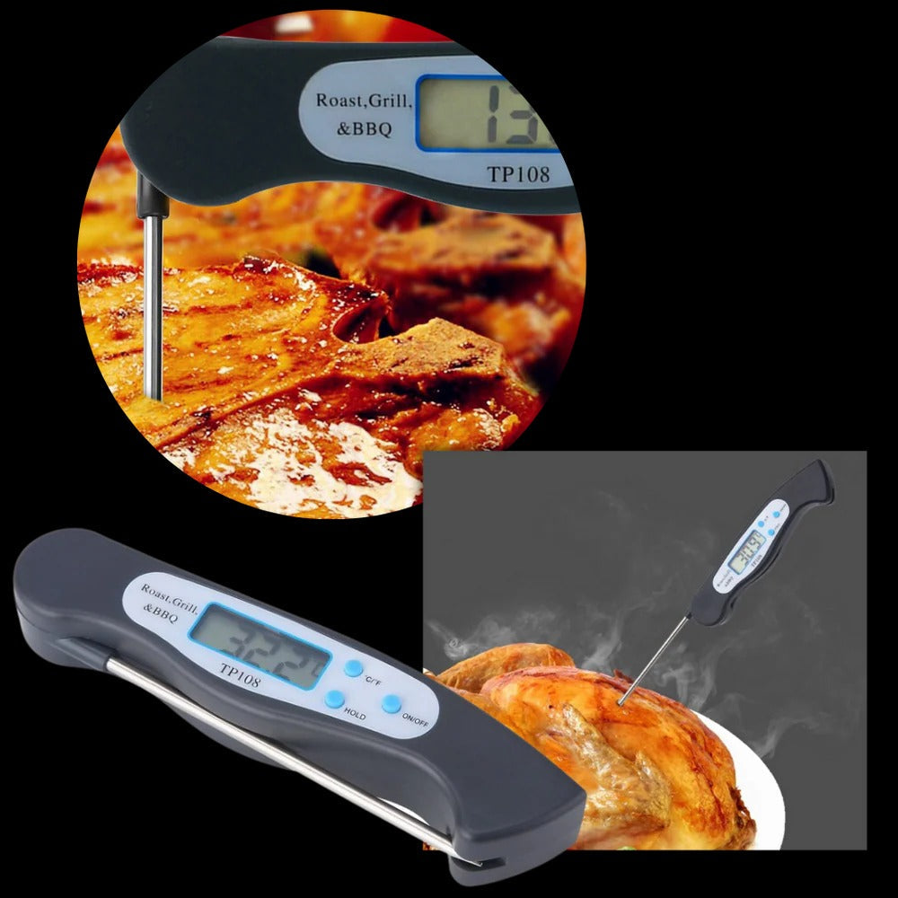 Digital Instant Read Food Thermometer for Cooking & BBQ