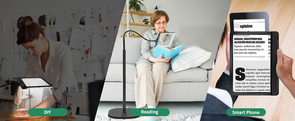 LED Magnifying Glass for Reading & Crafts