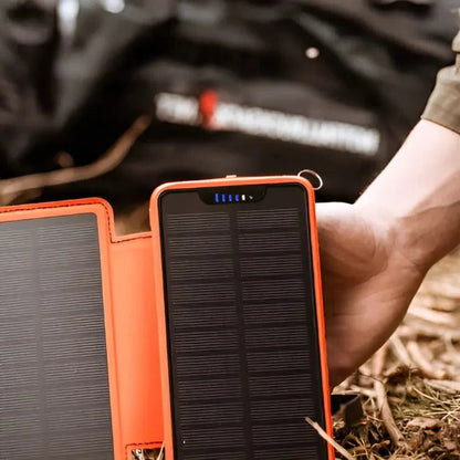 High-Capacity Solar Power Bank for Outdoor Charging